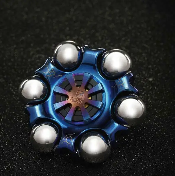 New Titanium Alloy Hand Twisting Spinning Top Gyro Gyroscope Spinner Top Toys EDC Decompression Toy