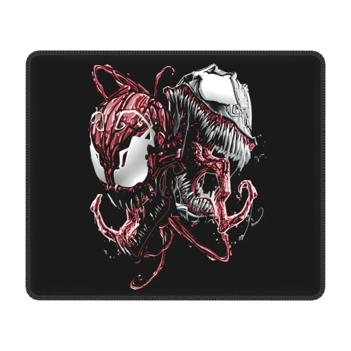 Пользовательский игровой коврик для мыши карнидж и Веном Противоскользящий