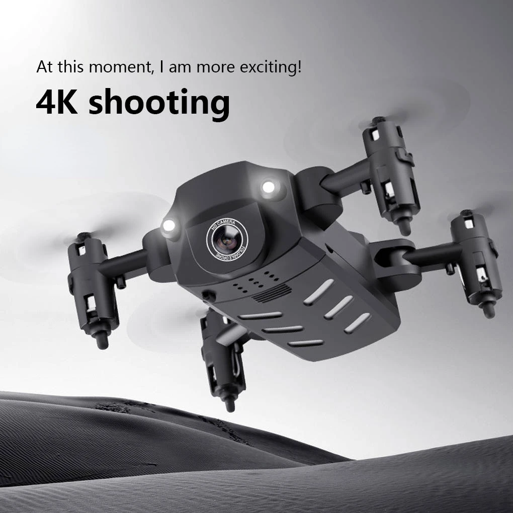 

Радиоуправляемый мини-Дрон 4K Профессиональный с HD-камерой складной сверхдлинный выносливый летательный аппарат с одной кнопкой возврата Квадрокоптер подарок детские игрушки