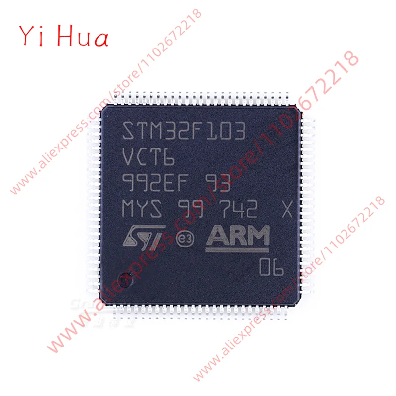 Микроконтроллер STM32F103VCT6, монолитный LQFP100 STM32F103VC, 1 шт., новый оригинальный