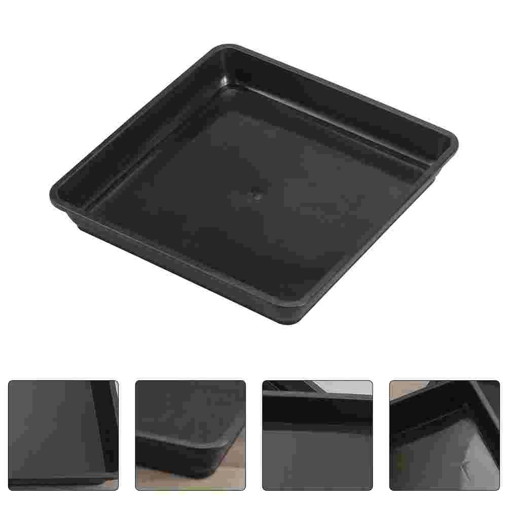 

Pot Tray Saucer Trays Flower Saucers Drip Plastic Planter Pallet Water Plate Bonsai Pots Square Potted Garden Watering Bottom