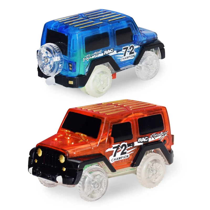 Волшебный светящийся гибкий автомобиль-трек игрушки для детей гоночный изгиб