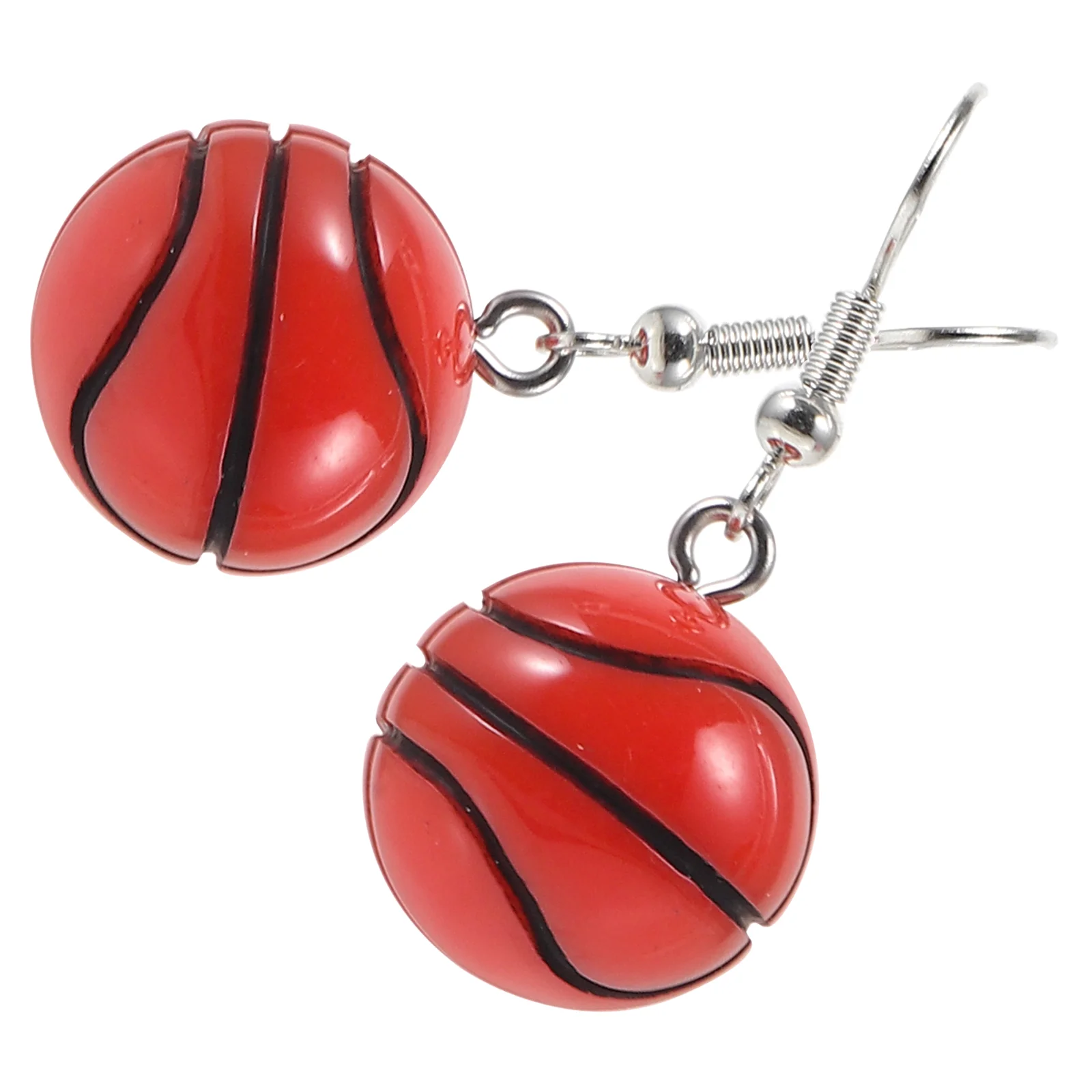 

Fashion Earrings Sports Drops Hook Basketball Women Basketballs Girls Resin Miss