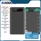 Quick Charge Версия 6*18650 Внешний аккумулятор чехол с двойным USB мобильный телефон зарядка QC 3,0 PD DIY корпус 18650 Держатель батареи Зарядка коробка