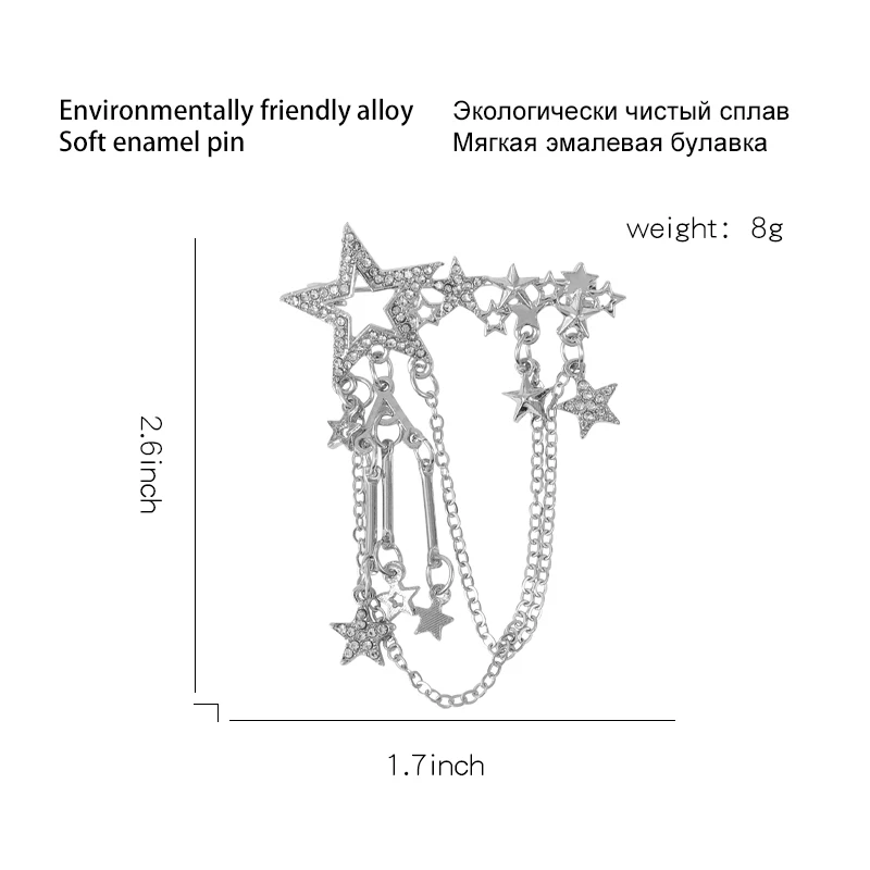Женская брошь в форме скрипки золотого и серебряного цвета