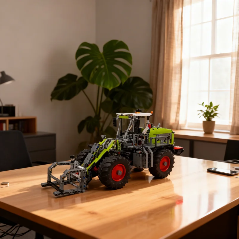 Фото 1580 деталей MOC CLAAS Torion Loader: Техническая модель, конструктор, архитектурные игрушки, рождественские подарки, развивающие игрушки для детей, творческая идея №1