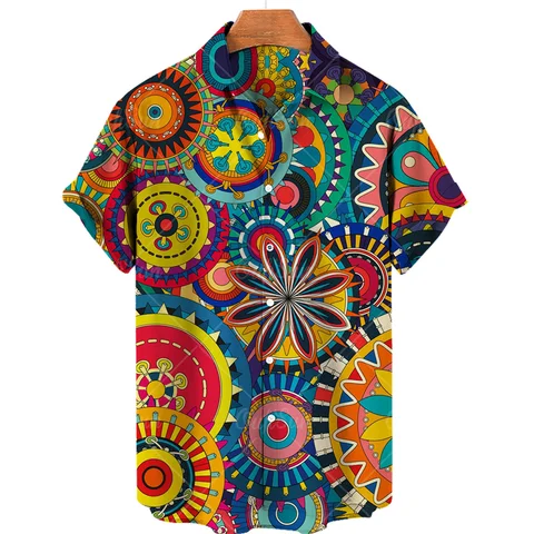 Летние футболки унисекс 2022 с цветком кешью, повседневные Гавайские футболки, мужская Woemn футболка с 3d принтом, свободные дышащие топы с коротким рукавом