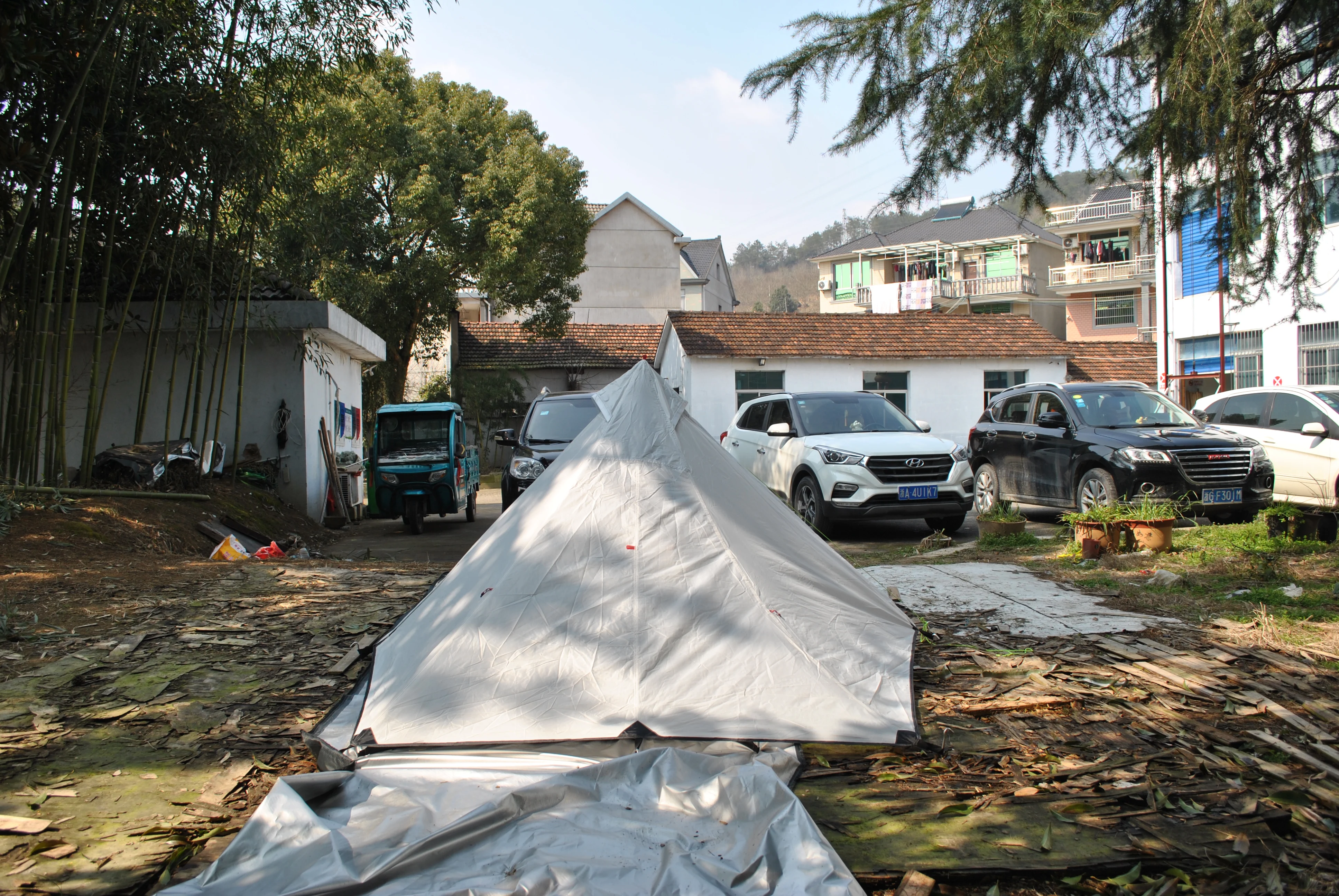 Водонепроницаемая Сверхлегкая Брезентовая палатка для 1 человека двухслойная