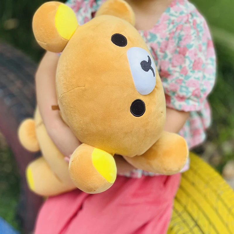 Rilakkuma большой плюшевый мишка мягкая плюшевая игрушка кавайный бурый медведь