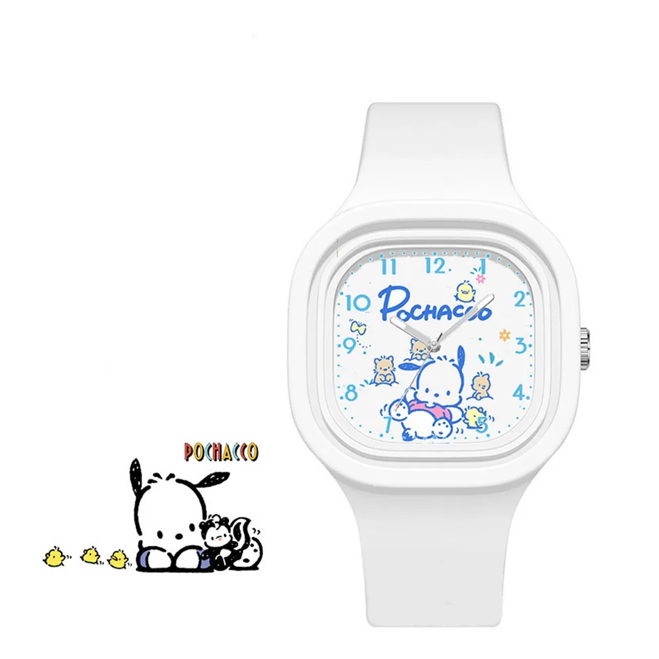 Sanrio Kawaii Hello Kitty My Melody Cinnamoroll Унисексуальные Силиконовые Наручные Часы