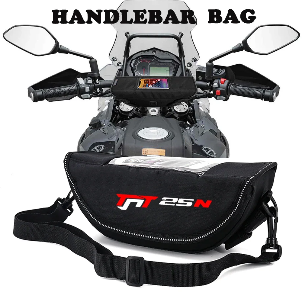 

For BENELLI TRK 502X TRK502X TNT25N TNT 25N Motorcycle Waterproof And Dustproof Handlebar Storage Bag