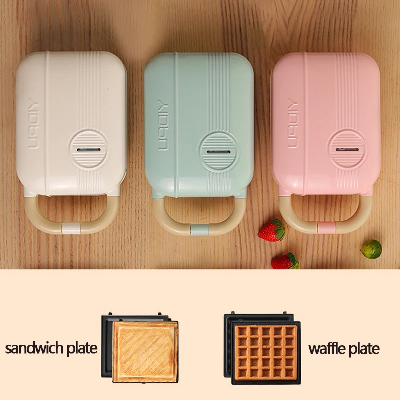 

Electric Sandwich Makers 2 in 1 Waffle Maker Household 220V Toaster/Donut Baking Multifunction Breakfast Machine 650W Non-stick