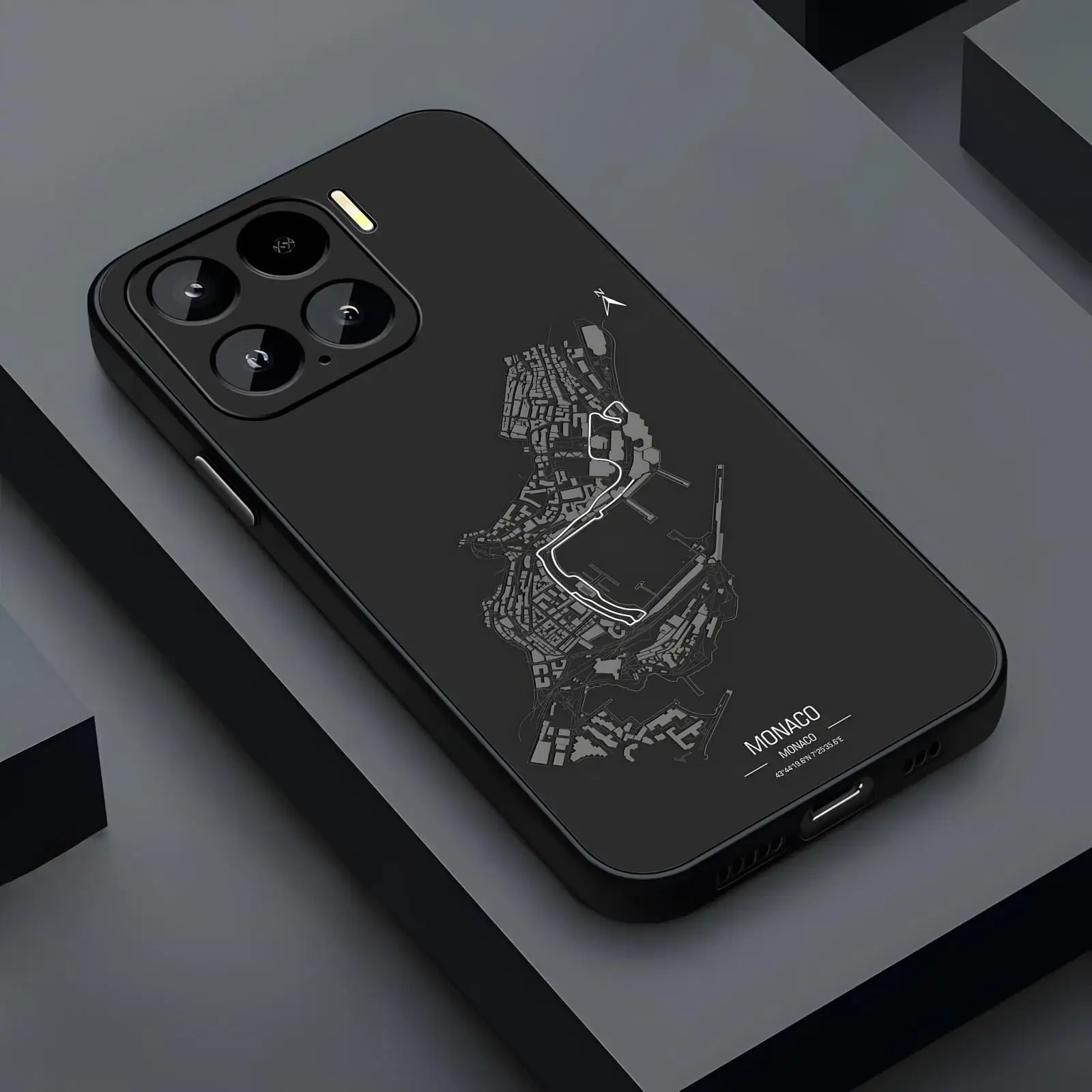 Фото Чехол для телефона с принтом гоночной трассы F1 для Xiaomi 17 15 14 13 12 11 T Ultra Pro, мягкий черный противоударный чехол №3