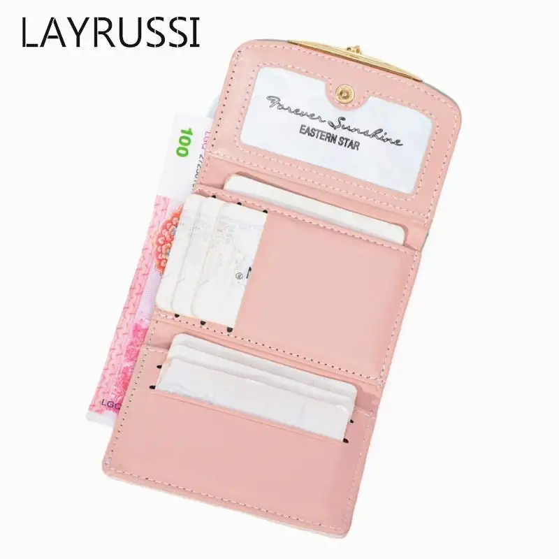 Дизайнерские кожаные женские кошельки LAYRUSSI роскошный женский кошелек с