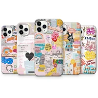 aesthetic collage phone case for samsung s20 lite s21 fe ultra s10 s9 s8 plus s7 edge transparent cover