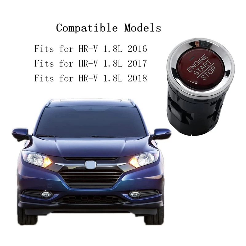 Кнопка включения и остановки двигателя кнопка для 2016 2017 2018 Honda HR-V 1.8L 35881-T4N-H02