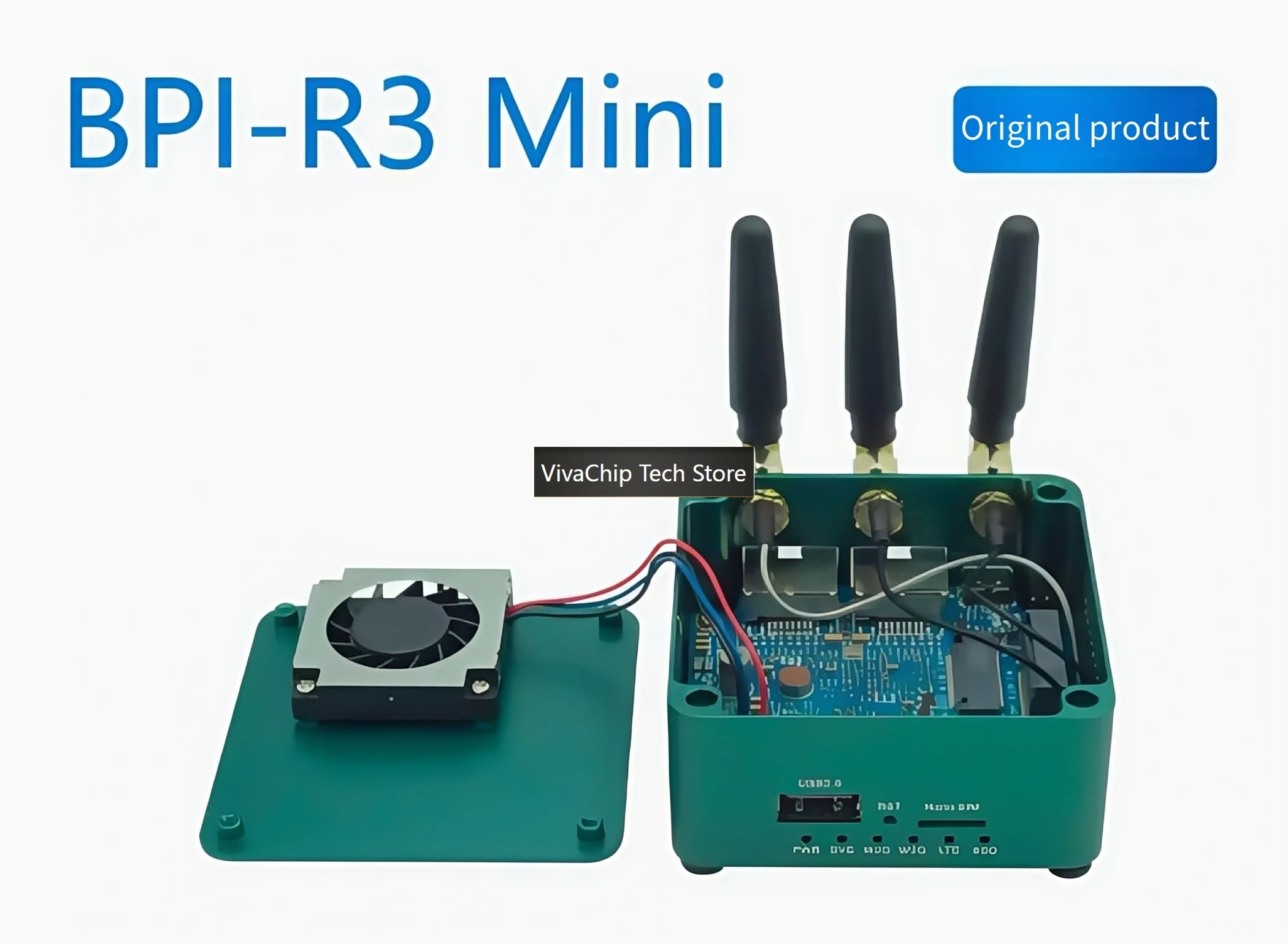 Фото Плата для разработки высокопроизводительного маршрутизатора VivaChip TechBanana Pi BPI-R3 Mini с открытым исходным кодом, поддерживает WiFi6 №4