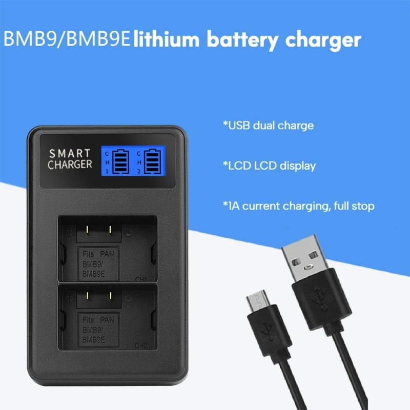 Тонкое зарядное устройство с ЖК-дисплеем Micro USB надежный зарядный аксессуар для DMC