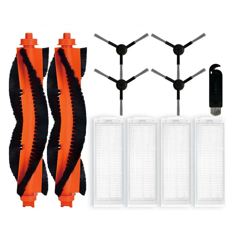 

For WYZE Robot Vacuum Cleaner WVCR200S Main Roller Brush Side Brush HEPA Filter Brush Cover Replacement Spare Parts Accessories