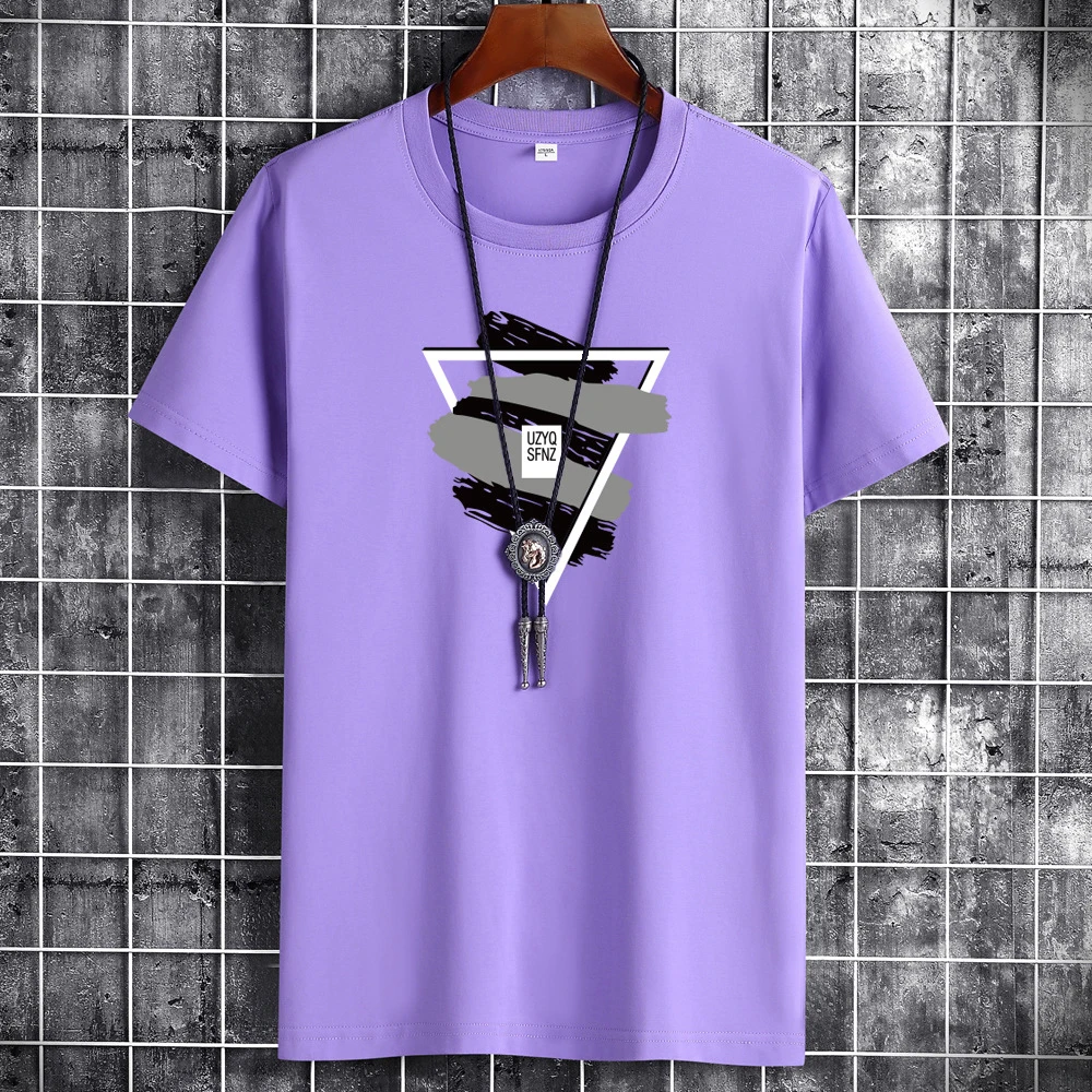 

2022 NEW Letter Printing 100% Cotton Men T Shirt Hip-Hop Cotton T-shirt O-neck Summer Male Causal Tshirts Fashion Loose Tees