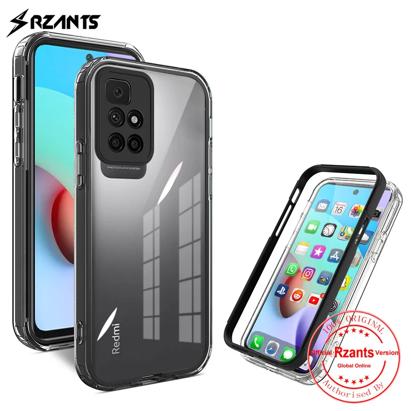 

Rzants For Xiaomi Redmi 10 Case Soft [Night elf] Cover TPU Push-pull camera anti-drop ring Case Clear