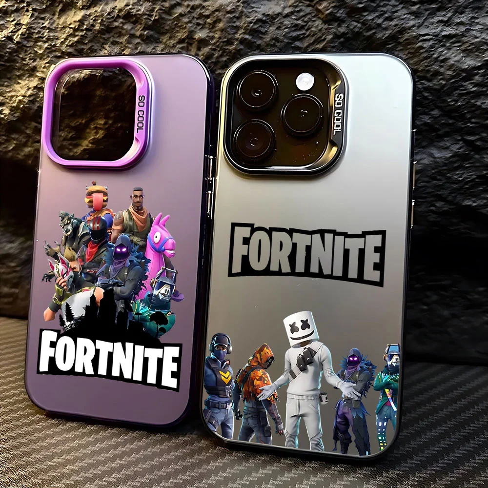 Фото Крутой игровой чехол F-Fortnites для Xiaomi Redmi Note 7 8 9 9S 10 11 12 13 14 15 Pro Plus 4G 5G, противоударный матовый чехол-накладка