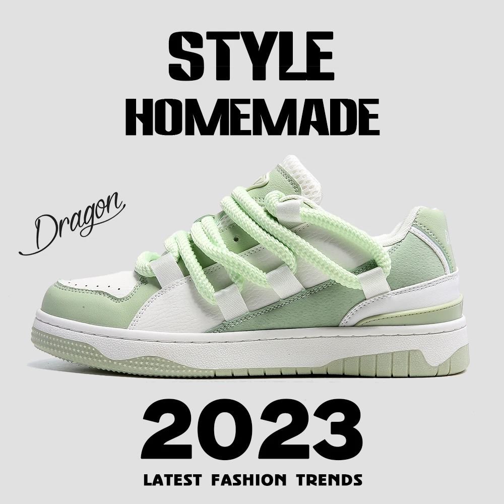 

Зеленые Модные мужские и женские кроссовки Y2K, элегантная обувь на шнуровке для скейтбординга, повседневная дизайнерская спортивная обувь для мужчин