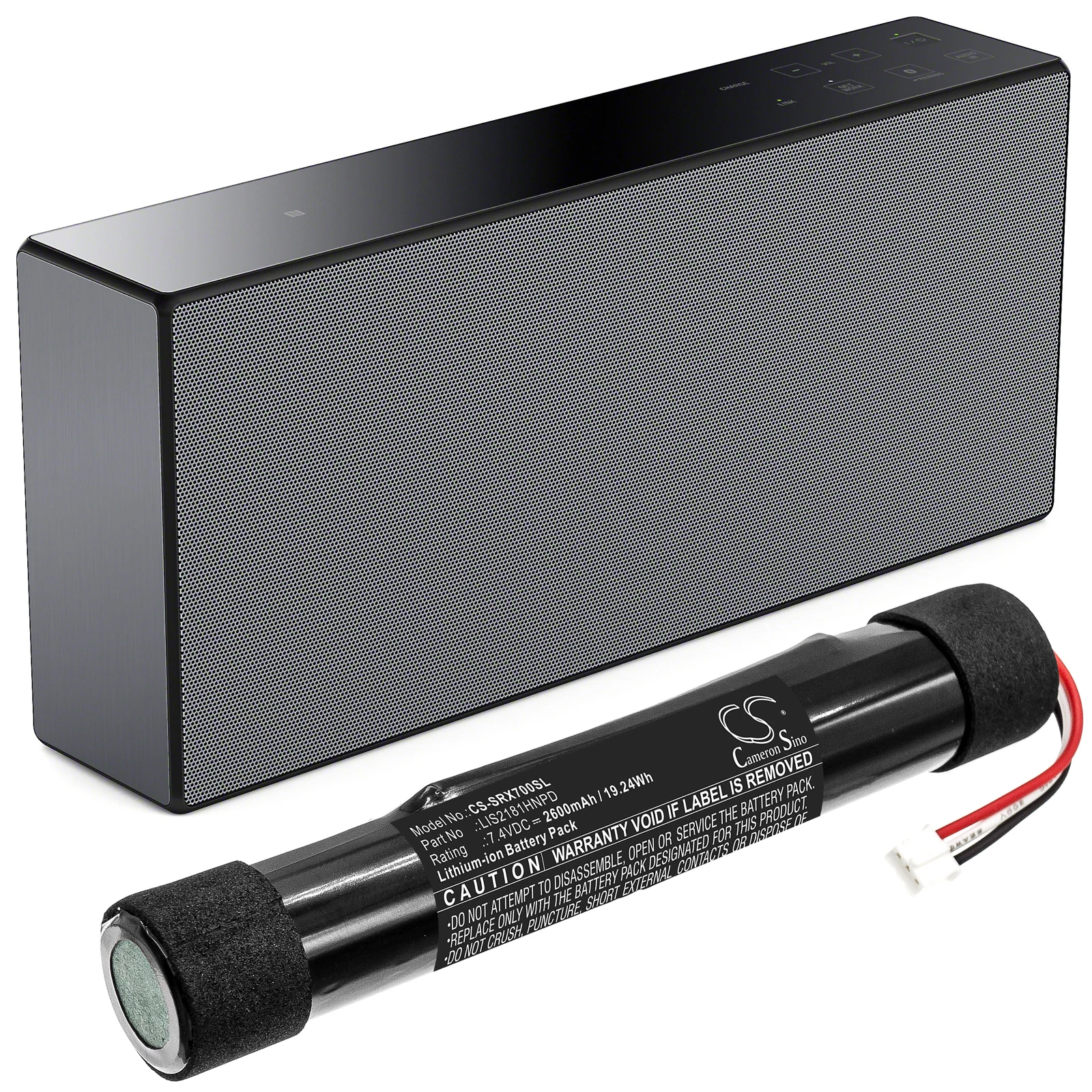 

CS 2600mAh Battery For Sony LIS2181HNPD Sony SRS-X7 SRS-BTX300