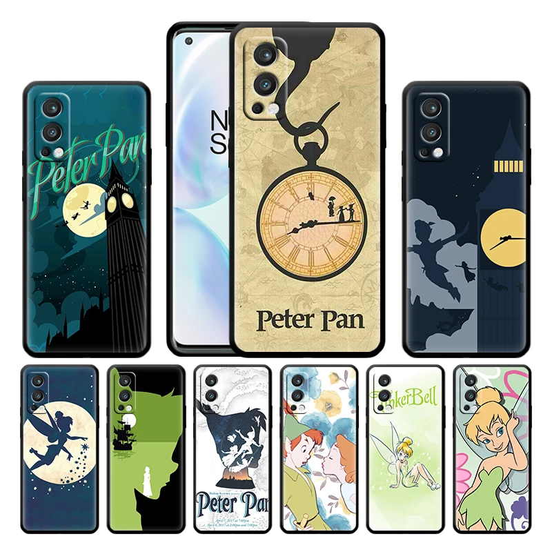

Anime Peter Pan Cartoon Case For OnePlus Nord 2 CE 5G 9 9Pro 8T 7 7ro 6 6T 5T Pro Plus Silicone Soft TPU Black Phone Cover Capa