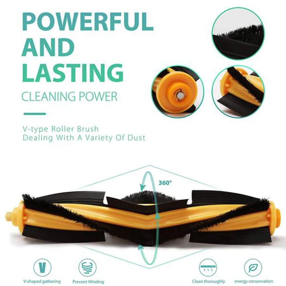 16 шт. комплект аксессуаров для OZMO 920 950 T5 T8 T9 серии робот-пылесос основная боковая