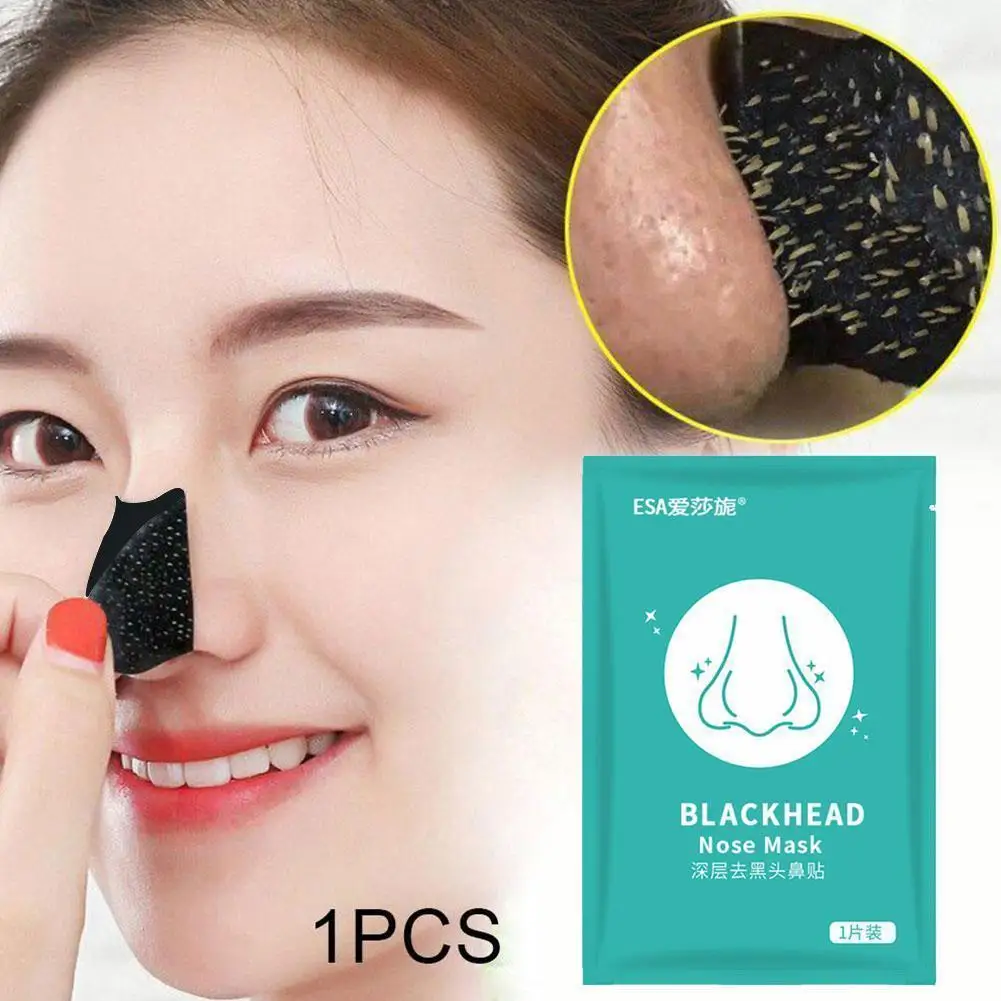 

1 PCS Nose Blackhead Remover Mask Deep Cleansing Skin Care Shrink Pore Acne Treatment Mask Nose Black dots Pore Clean Strips