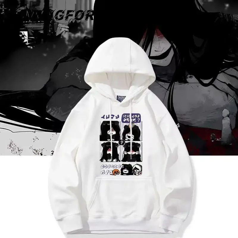 Homicipher MrCrawling Streetwear Men Hoody Sweatshirts Anime Harajuku Clothing for Women Tracksuit Sweatshirt