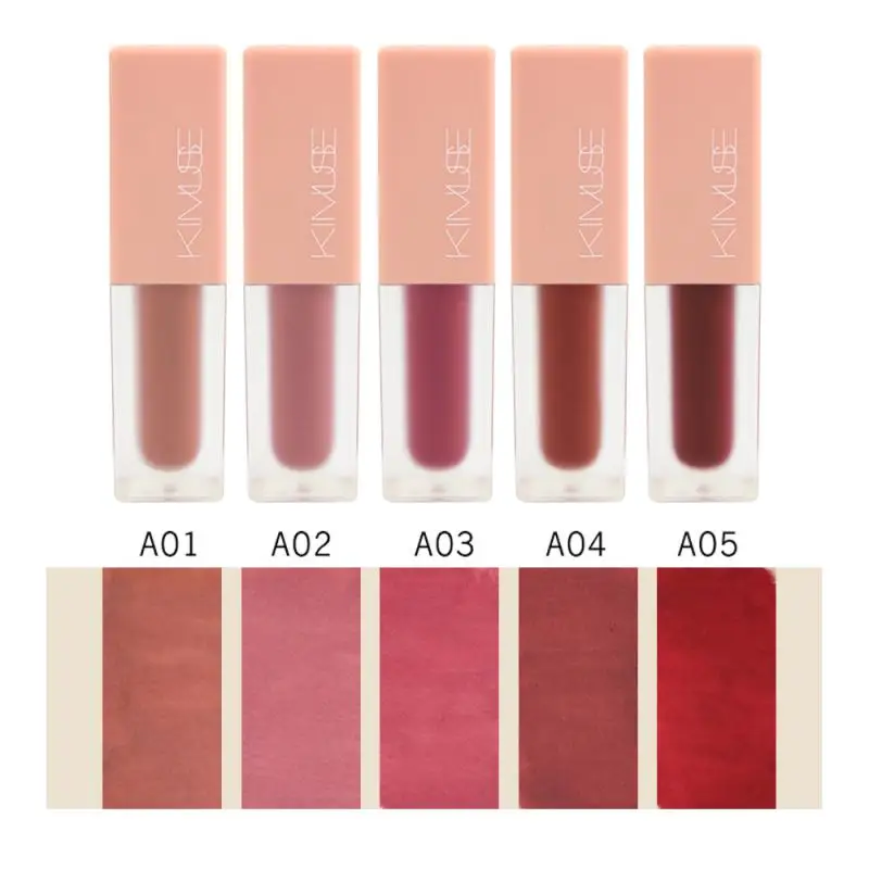 

Waterproof Long Lasting Moisturizing Lip Gloss Velvet Matte Lipstick Hydrating Face Lips Makeup Cosmetic Lip Glaze