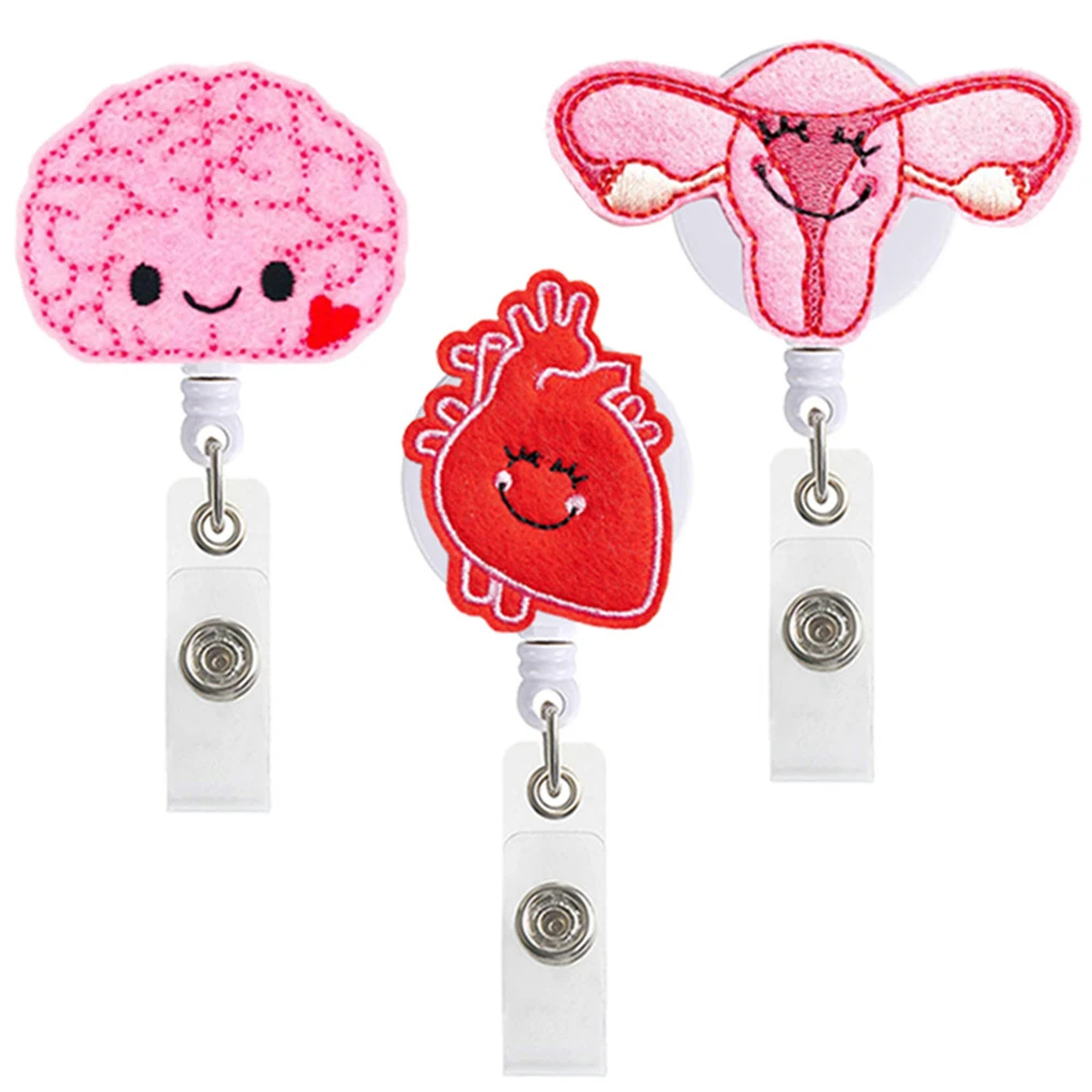 

Tag Holder Business Card Card Holder Clip Name Card Holder Nurse Doctor ID Badge Holder Retractable Badge Key Chain