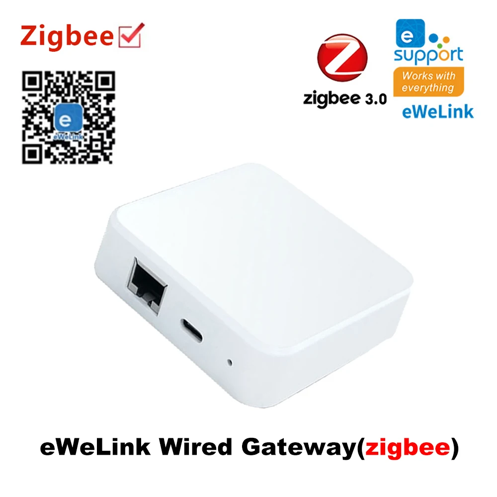 

RYRA Zigbee 3.0 проводной шлюз для приложения eWelink