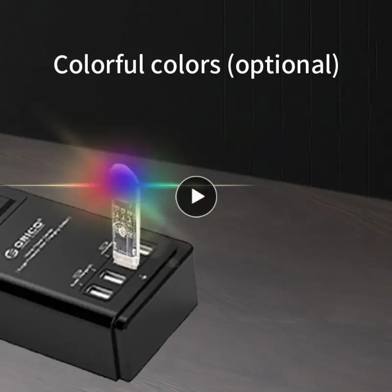 

Ai Voice Control Night Light Portable Colorful Switching Usb Light Durable Colorful New Usb Lamp Car Accessories Universal