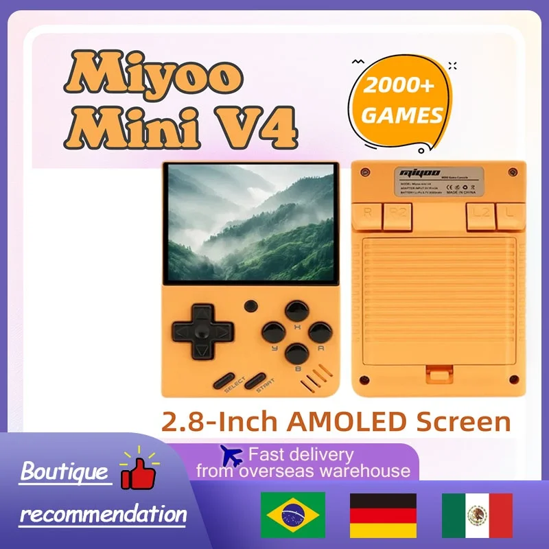 Портативная игровая консоль Miyoo Mini V4