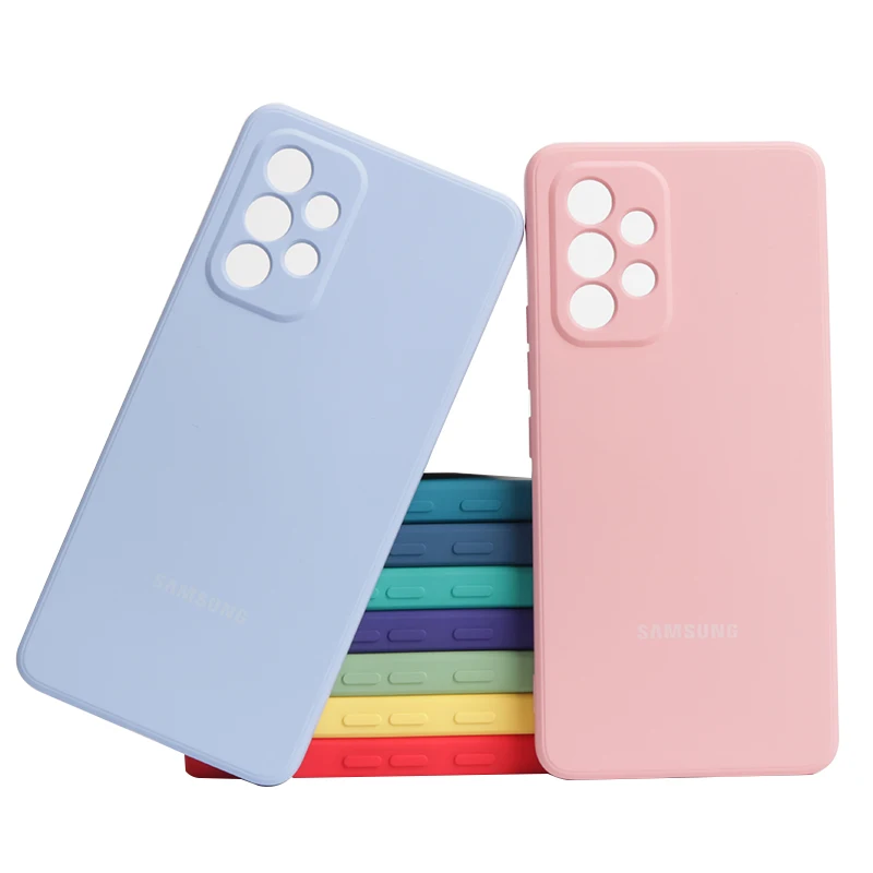 Чехол для Samsung Galaxy A53 A73 мягкий на ощупь защитный чехол шелковистый силиконовый