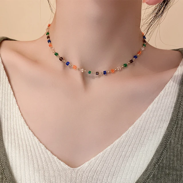 Lock Collar Necklace Jewelry Gifts 