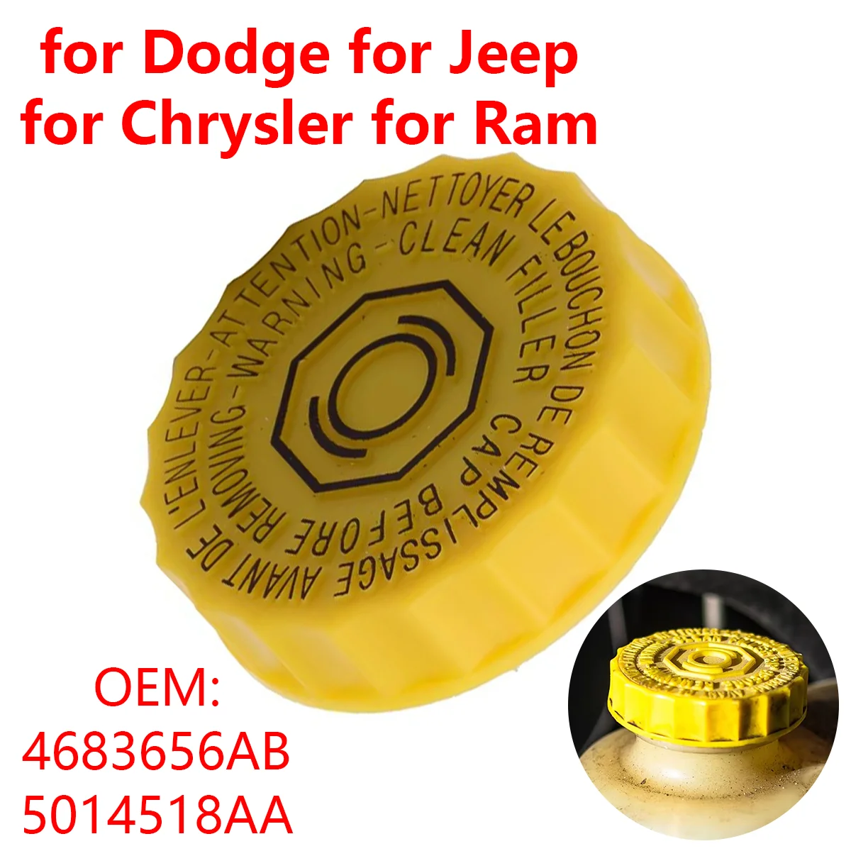 

Для Dodge для Jeep для Chrysler для Ram 4683656AB автомобильный тормозной цилиндр задняя крышка 5014518AA