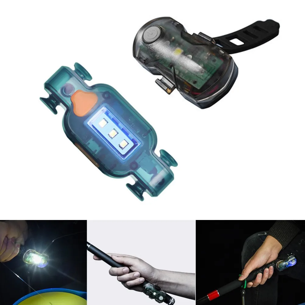 

USB Rechargeable Fishing Light Lamp Boat Multi-function Fishing Rod Pole Night Light Belt Bait Lamp Fishing Rod Light Tools