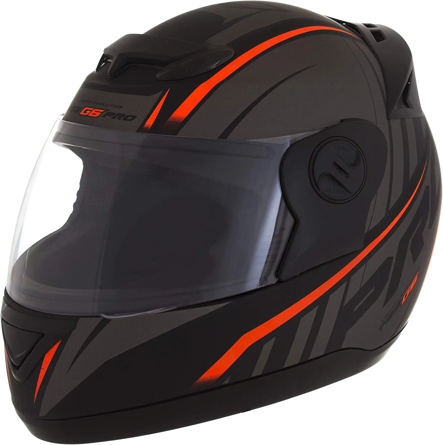 

Capacete Evolution G6 Pro Neon Fosco 58 Preto/Vermelho Motorcycle Motorbike Anti-fog helmet Hat Men Women Scooter Winter Safety