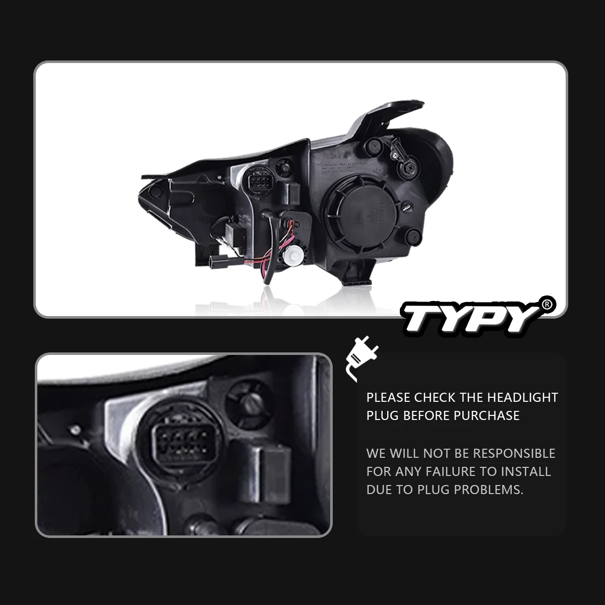 Автомобильные фары TYPY для Hyundai IX35 2018-2020 светодиодный автомобильные лампы дневные