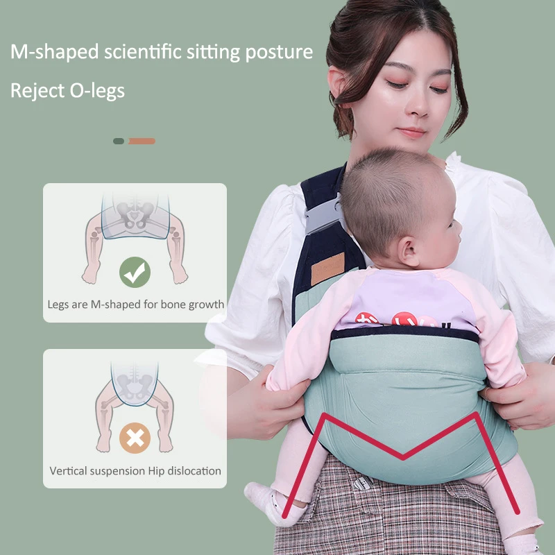 

Artifact Simple Four Universal Ergonomic Multifunctional Baby Type Carrying Wrap Front Seasons Sling Carrier Holding