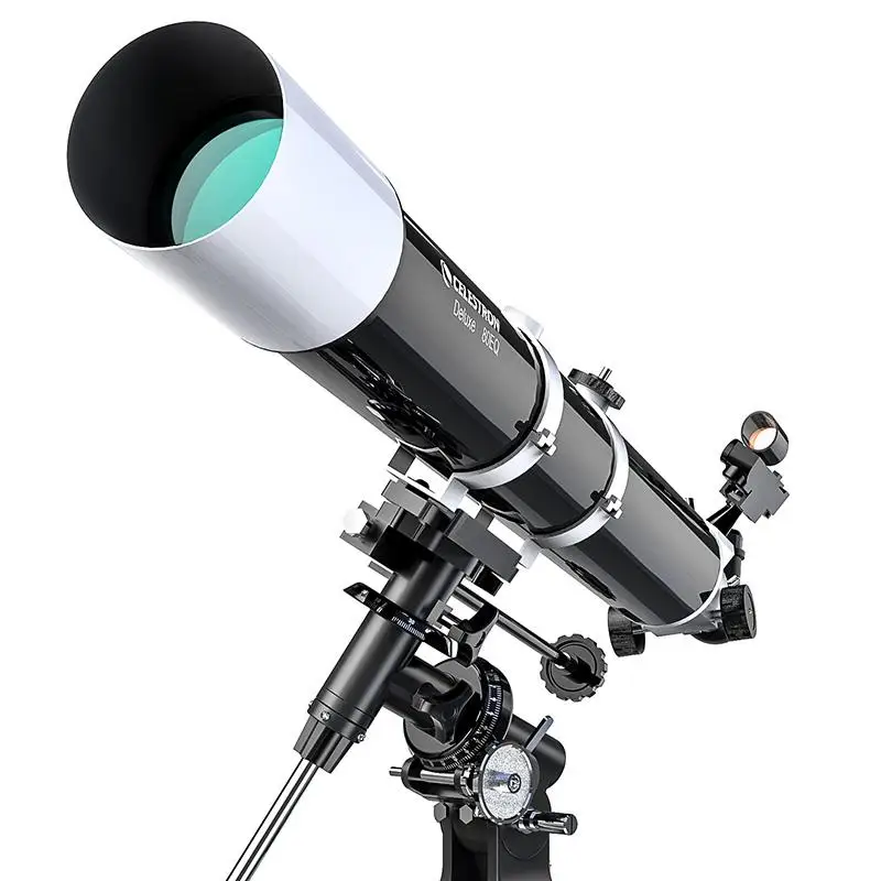 

Celestron Deluxe 80EQ астрономический телескоп EQ2 экваториальный кронштейн усиленный штатив из нержавеющей стали