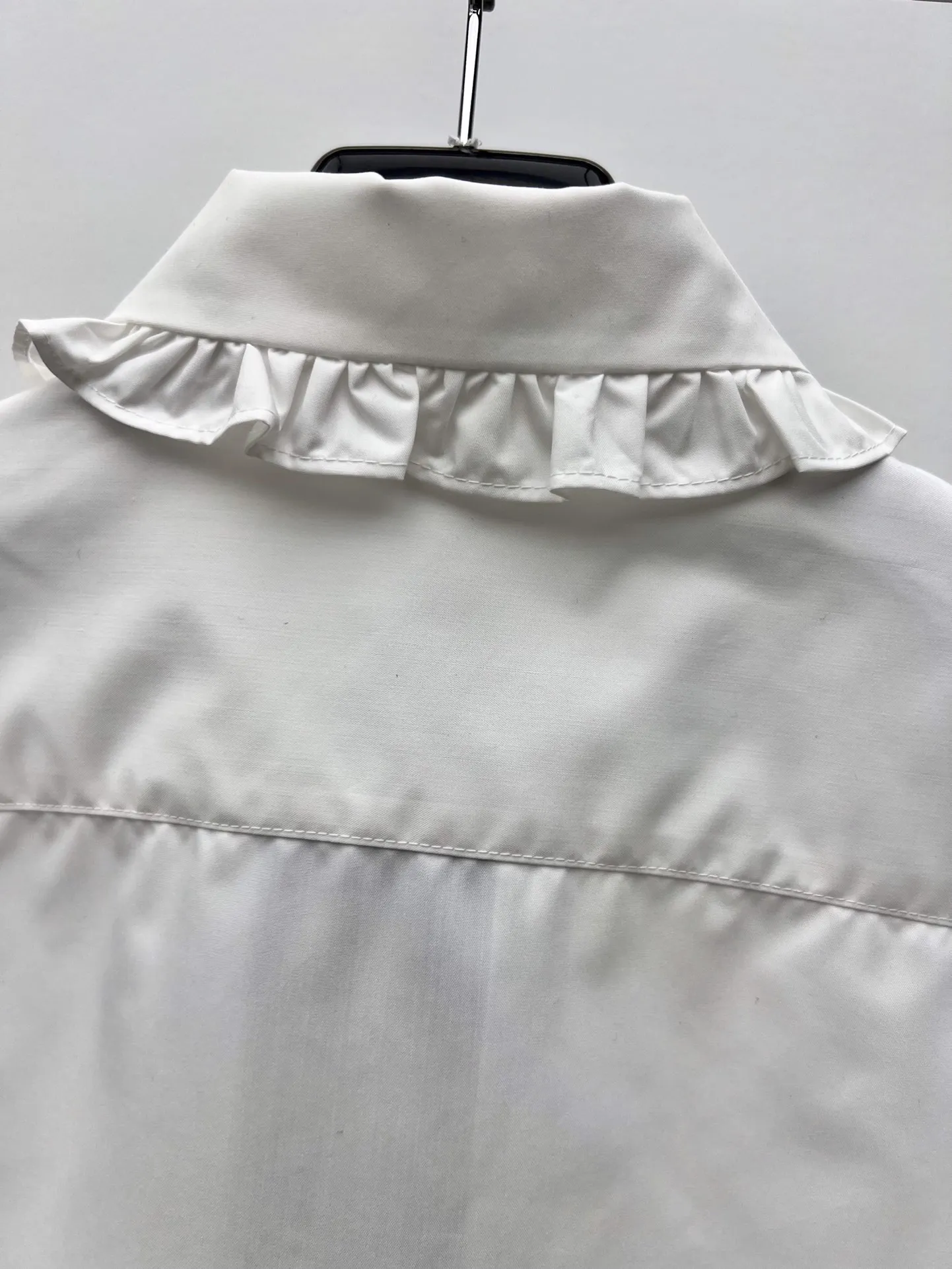 Рисунок 3 - Классическая Облегающая рубашка с оборками