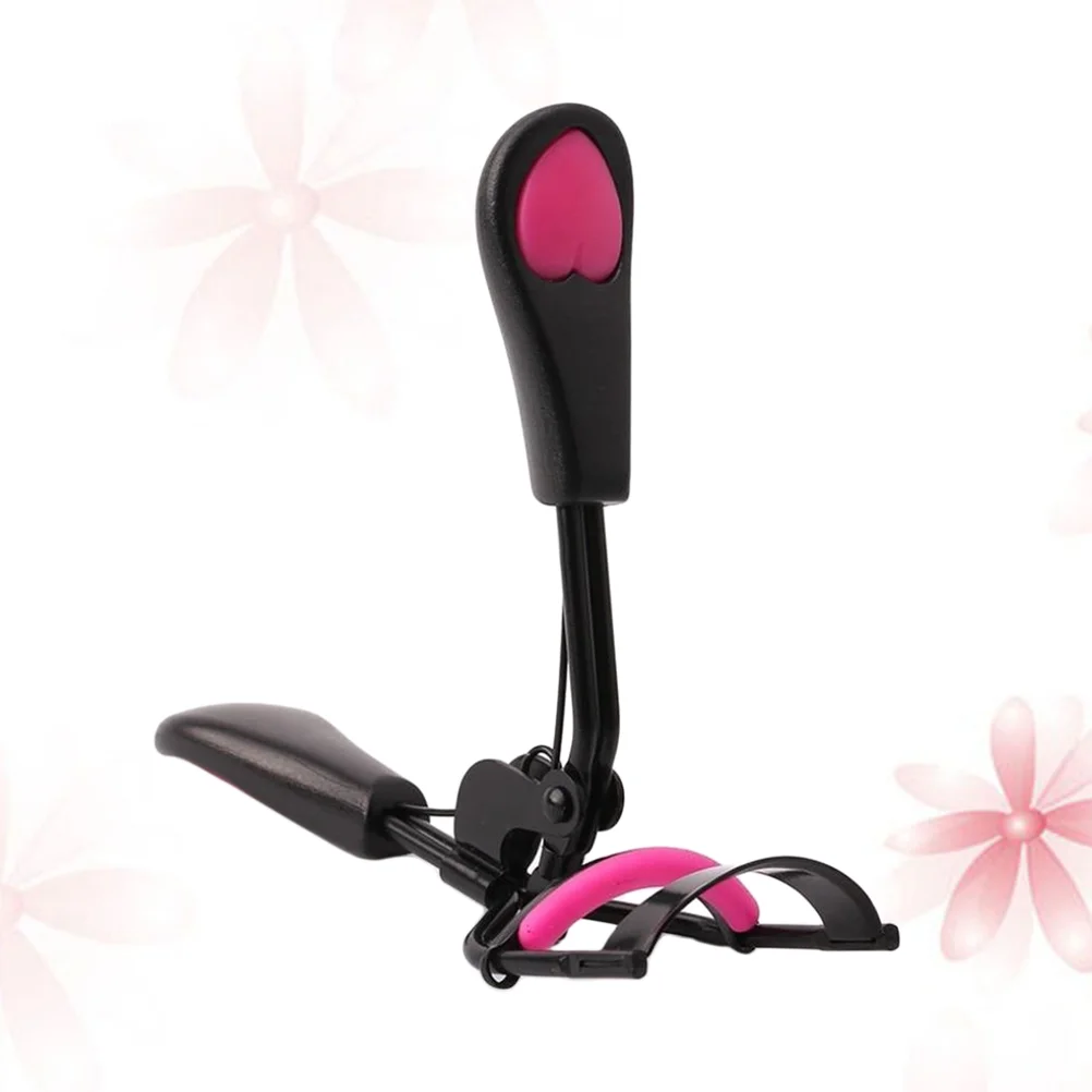 

1pc Eyelash Curler Peach Hearts Handle Makeup Tool Eyelashes Tweezer Eyelash Clip for Ladies Women