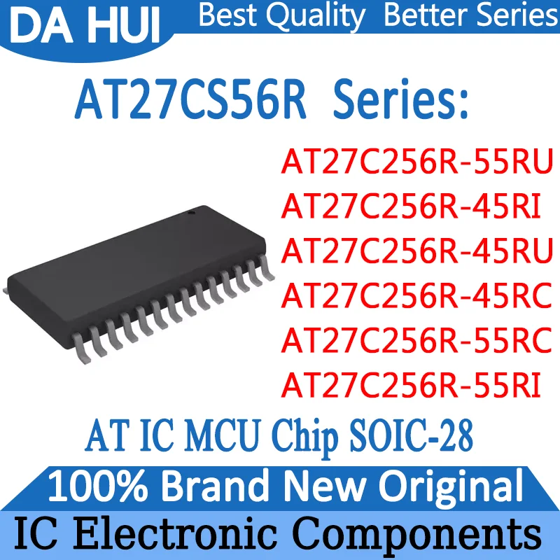 

New AT27C256R-45RC AT27C256R-45RI AT27C256R-45RU AT27C256R-55RC AT27C256R-55RI AT27C256R-55RU AT27C256R AT IC EPROM Chip SOIC-28