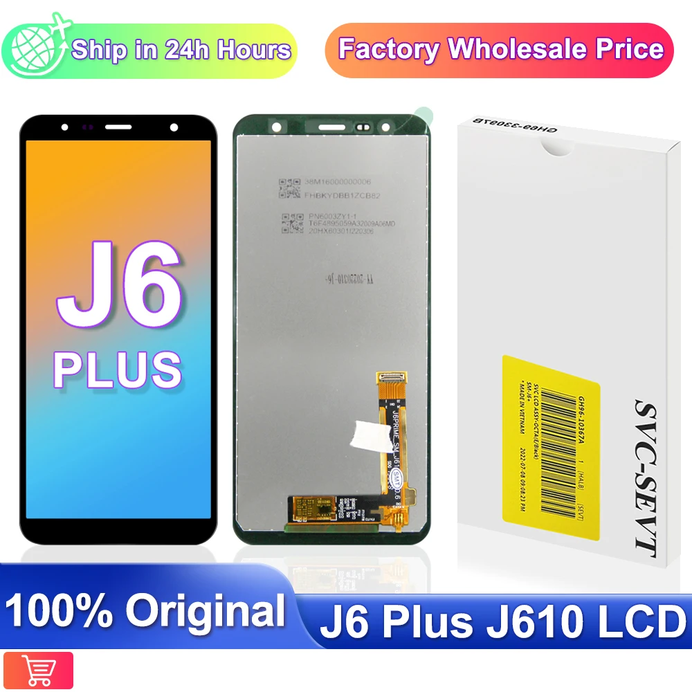 

Can Adjust For Samsung Galaxy J4 2018 J400 J400F J400H J400M J400G/DS LCD Display Touch Screen Digitizer Assembly Replacement