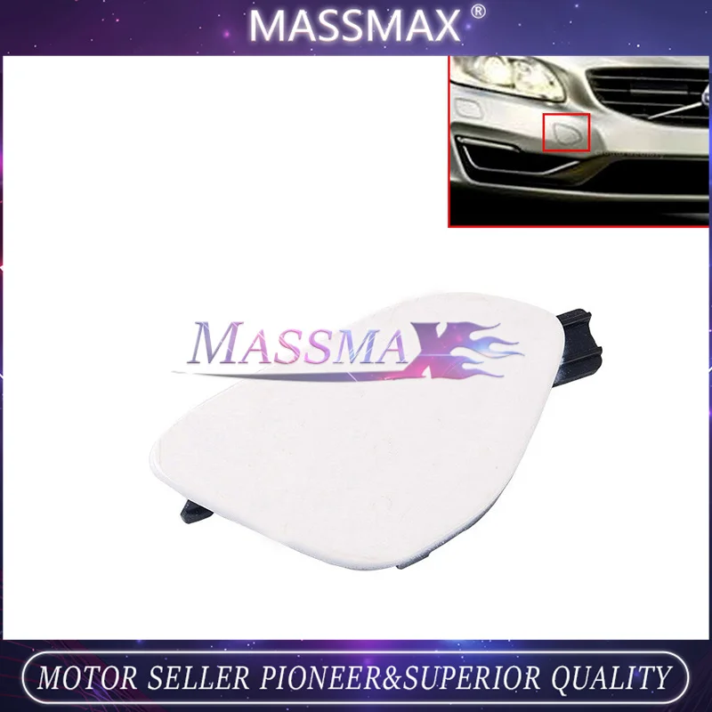 

39820294 For Volvo S60 2014 2015 2016 Unpainted Front Bumper Tow Hook Cover Lid